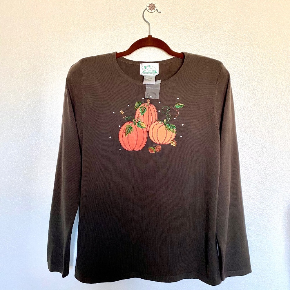 NWT The Quacker Factory Sweater M